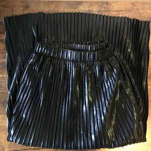 Ann Taylor LOFT - Shimmery Pleated Skirt